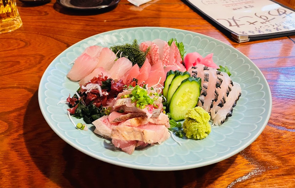 あずさ丸の刺身