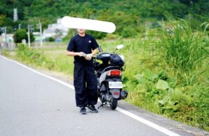花蓮市内で外国人の国際免許証でも交渉の末に原付を貸してくれたレンタルバイク店
