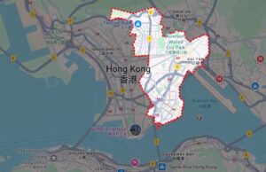 香港九龍エリアの地図