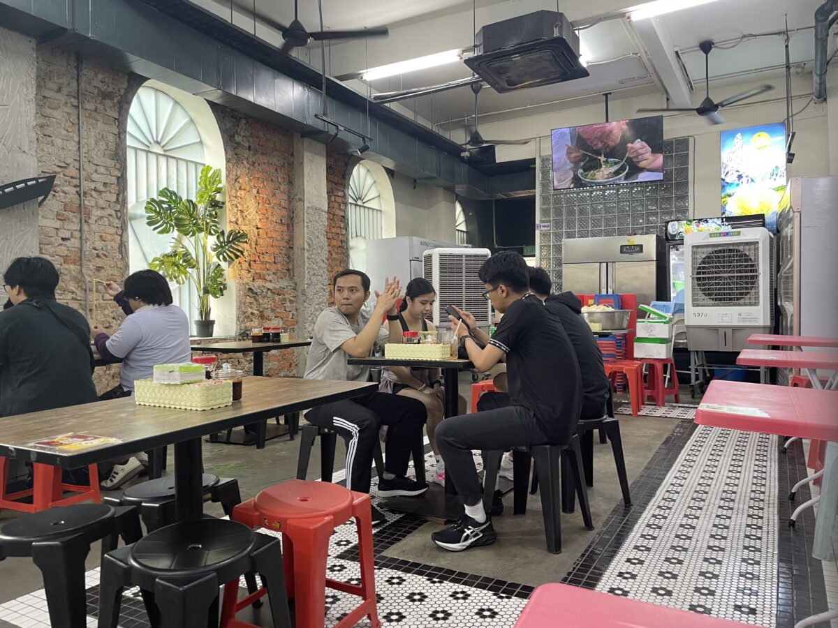 Zhang Lala Mee Tarik Jalan Sultanの店内の様子